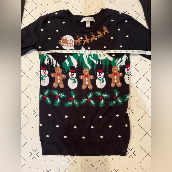 Christmas sweater with snowmen small‎ - Picture 2 of 5